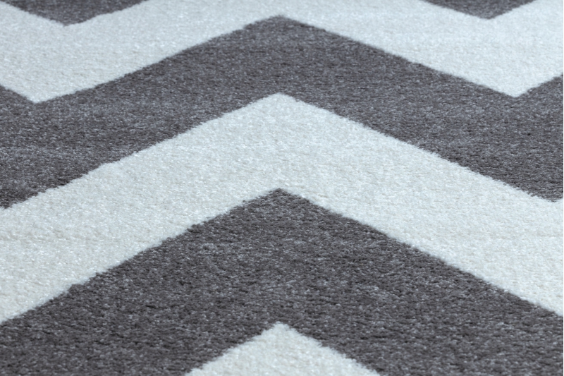 Carpet SKETCH FA66 grey/white Zigzag Design