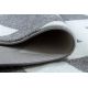 Tapis SKETCH - FA66 gris et blanc - Zigzag