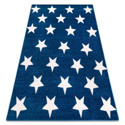 Alfombra SKETCH - FA68 azul/blanco - Estrellitas Estrellas
