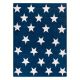 Tapete SKETCH - FA68 azul/branco - Estrelas Estrelinhas