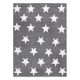 Килим SKETCH – FA68 сиво/сметана – звезди