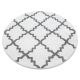 Carpet SKETCH circle - F343 cream/grey trellis