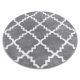 Carpet SKETCH circle - F343 grey /white trellis