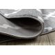 Tappeto SKETCH cerchio - F343 grigio/bianco marocco trifoglio trellis
