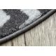 Carpet SKETCH circle - F561 grey/white - Zigzag