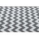 Tæppe SKETCH hjul - F561 grå/hvid - Zigzag