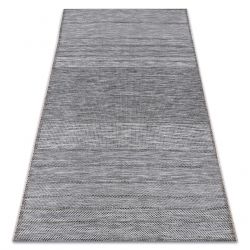 Sisaltæppe SISAL LOFT 21108 Linjer grå / elfenben / sølv