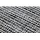 Alfombra de cuerda sisal LOFT 21108 Líneas gris / marfil / plata