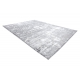 Alfombra MEFE moderna 6184 Pavimentación ladrillo - Structural dos niveles de vellón gris oscuro