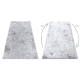 Tappeto MEFE moderno 8725 cerchi impronta digitale - Structural due livelli di pile grigio 