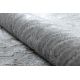 сучасний MEFE килим 8725 кола Відбитки пальців - Structural два рівні флісу сірий