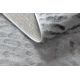 Alfombra MEFE moderna 8725 círculos Huella dactilar - Structural dos niveles de vellón gris 