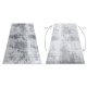 Preproga MEFE sodobni 2783 Marmor - Strukturni, dve ravni flisa siva