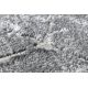 Tepih MEFE moderna 2783 Mramor - Strukturiran, dvije razine flora Siva