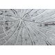 Moderní MEFE koberec 2784 Pařez stromu - Strukturální, dvě úrovně rouna šedá