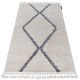 Carpet BERBER MEKNES B5910 cream / grey Fringe Berber Moroccan shaggy