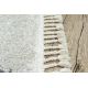 Szőnyeg Berber meknes B5910 krém / szürke Rojt shaggy bozontos