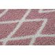 Carpet BERBER BENI pink Fringe Berber Moroccan shaggy