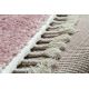 Teppich BERBER TROIK A0010 rosa / weiß Franse berber marokkanisch shaggy