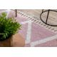 Carpet BERBER TROIK A0010 pink / white Fringe Berber Moroccan shaggy