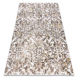 Teppich FLUFFY 2372 Shaggy Salz und Pfeffer - creme / anthrazit