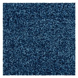 Tapis FLUFFY 2370 cercle, shaggy points - anthracite / blanc