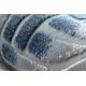 Χαλί ακρυλικό VALS 0A033A C53 45 Πλαίσιο braid ελεφαντόδοντο / μπλε
