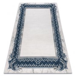 Килим AKRYL VALS 0A033A C54 42 Кадър плитка слонова кост / сив