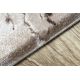 Teppe akryl VALS 0A035A C56 45 Sprukket betong elfenben / beige