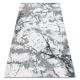 Covor FLUFFY 2373 cerc, shaggy spalier - antracit / alb