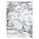 Covor FLUFFY 2373 cerc, shaggy spalier - antracit / alb
