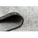 Килим шнуровий SIZAL FLOORLUX 20401 каркас срібло / чорний