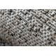 Alfombra de cuerda sisal FLOORLUX 20401 Marco plateado/negro