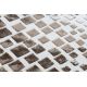 Kilimas Akrilas VALS 0W0075 C56 67 Abstrakcijos vintažas erdvinis 3D smėlio spalvos / rudas 
