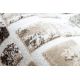 Kilimas Akrilas VALS 0W0075 C56 67 Abstrakcijos vintažas erdvinis 3D smėlio spalvos / rudas 