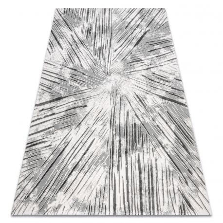 Koupelnový koberec CERAMIC vzor Lisabonské obklady, pogumovaný, beton měkký - šedá