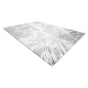 Teppe akryl VALS 0W1733 C53 47 Abstraksjon spatial 3D elfenben / grå