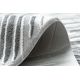 Koberec AKRYL VALS 0W1733 C53 47 Abstrakce prostorový 3D slonová kost / šedá