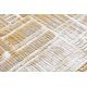 Teppich ACRYL VALS 0W1736 H02 48 Quadrate Streifen elfenbein / kupferrot