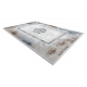 Teppich ACRYL VALS 0W1736 C69 47 Quadrate Streifen elfenbein / grau