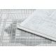 Carpet ACRYLIC VALS 0W1736 C69 47 Squares stripes ivory / grey