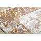 Alfombra acrílica VALS 0W1738 H02 58 Marco mármol vintage beige / cobre 