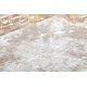 Tapis ACRYLIQUE VALS 0W1738 H02 58 Cadre marbre vintage beige / cuivre 
