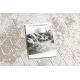 Tapis ACRYLIQUE VALS 0W1738 H02 58 Cadre marbre vintage beige / cuivre 