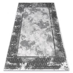 Akril VALS szőnyeg 0W1738 C53 87 Keret konkrét vintage sötétszürke / világos szürke
