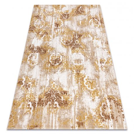 Carpet ACRYLIC VALS 0W9985 H02 58 Flowers ornament beige / copper 