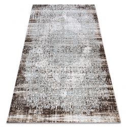 Teppich SEVILLA PC00B Streifen blau Franse berber marokkanisch shaggy