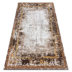 Tapijt ACRYL VALS 0W9996 H02 54 Kader gewreven beige / ivoor 