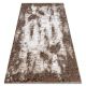 модерен JAVA килим 1523 кадър червен / слонова кост