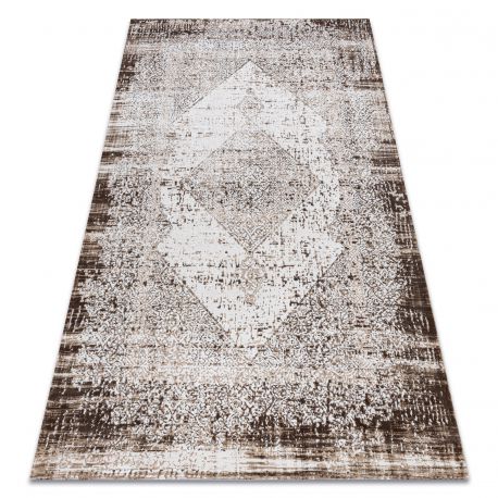 Modern JAVA carpet 1523 Frame green / ivory